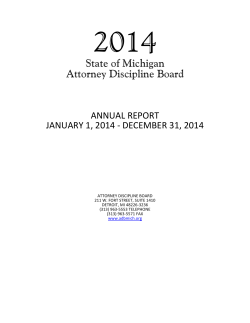 2014 ADB Annual Report - Attorney Discipline Board