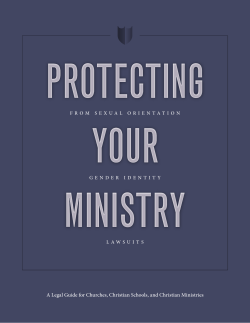 A Legal Guide for Churches, Christian Schools, and Christian
