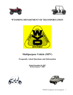 Multipurpose Vehicle (MPV)
