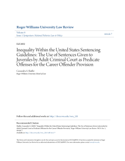Inequality Within the United States Sentencing