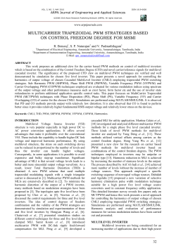 Multicarrier trapezoidal PWM strategies based on control freedom