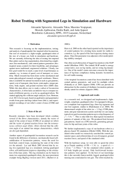 Robot Trotting with Segmented Legs in Simulation and Hardware