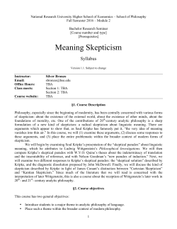 Meaning Skepticism