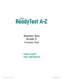 Answer Key Grade 5