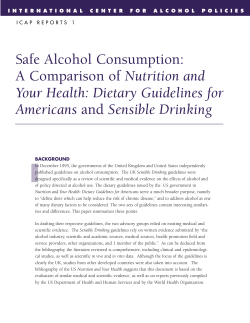 Safe Alcohol Consumption