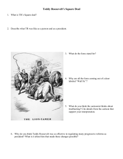 Teddy Roosevelt`s Square Deal