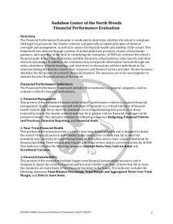 to view ACNW`s current Financial Performance Evaluation framework.