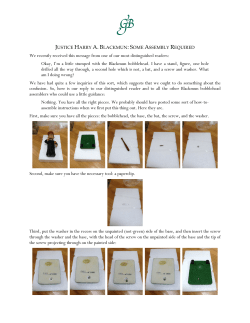 Justice Harry A. Blackmun - Some Assembly Required