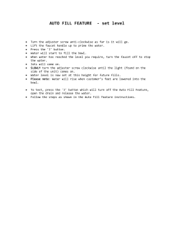 AUTO FILL FEATURE - set level
