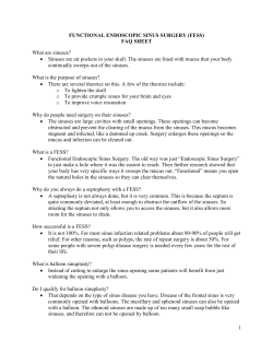 endoscopic sinus surgery