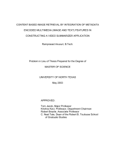 Content-based image retrieval by integration of metadata encoded