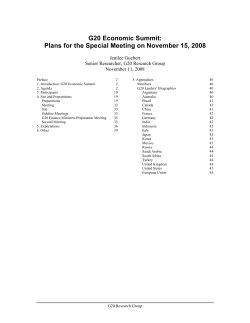 G20 Economic Summit Plans-081111