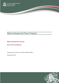 State Underground Power Program Roud 6 MRP Guidelines
