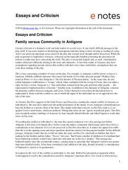 Essays and Criticism - Kris McNeela