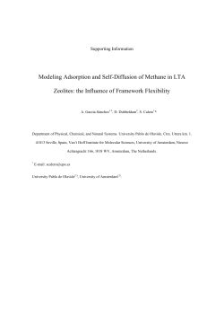 Modeling Adsorption and Self-Diffusion of Methane in LTA Zeolites