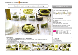 Print the Dinner set in pdf format