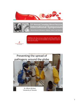 Preventing the spread of pathogens around the globe