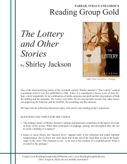The Lottery and Other Stories