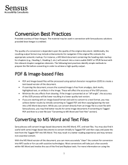 Conversion Best Practices