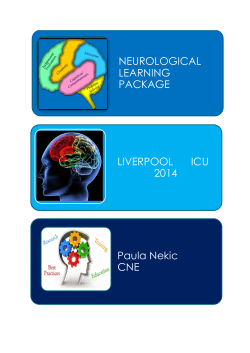 Neurological Learning Package (Liverpool)