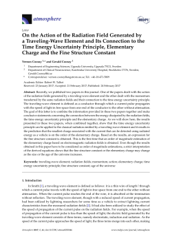 On the Action of the Radiation Field Generated by a Traveling