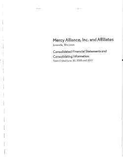 Mercy Alliance, Inc. and Affiliates