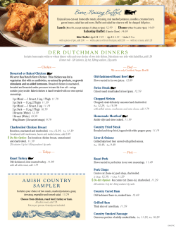 Barn-Raising Buffet