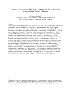 Chapter 4: Subversion or Coordination? Examining the Role of