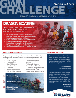 DRAGON BOATING