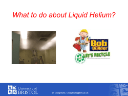 Helium recapture and recycling