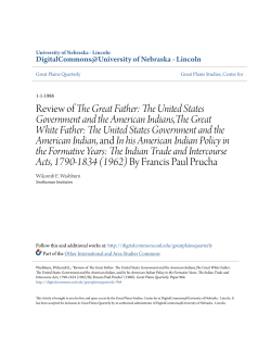 Review of The Great Father: The United States Government and the