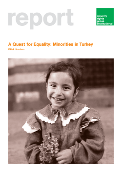A Quest for Equality: Minorities in Turkey