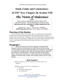 File - Allen Watson`s ACIM Pages