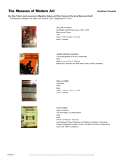 Checklist - MoMA Press