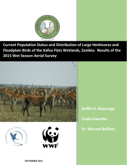 Current Population Status and Distribution of Large Herbivores and