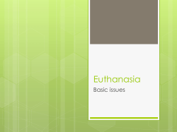 Euthanasia