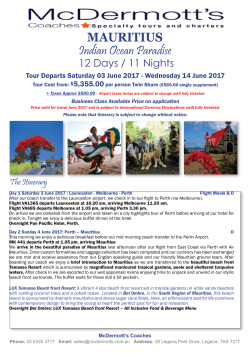 MAURITIUS Indian Ocean Paradise