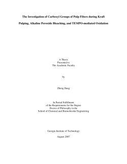 The Investigation of Carboxyl Groups of Pulp Fibers during Kraft