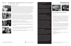 teacher resource guide - ThreeSixty Journalism