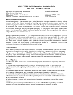 ADGR 770701 Conflict Resolution