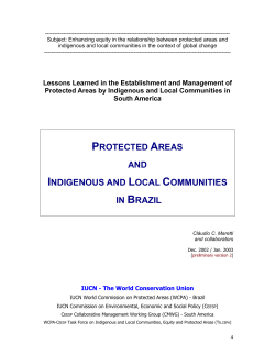 protected areas and indigenous and local - 400 Bad Request