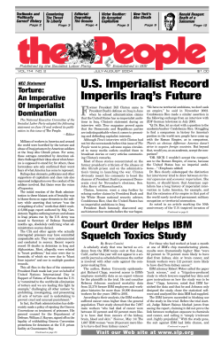 2004 July-Aug - Socialist Labor Party