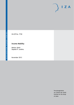 Income Mobility