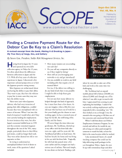 Finding a Creative Payment Route for the Debtor Can Be Key to a