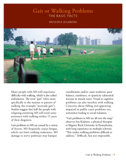 Gait or Walking Problems - National Multiple Sclerosis Society
