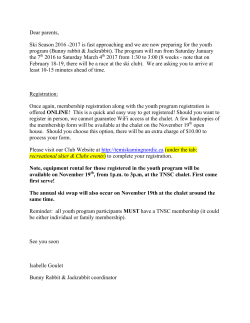 Information Letter to Parents