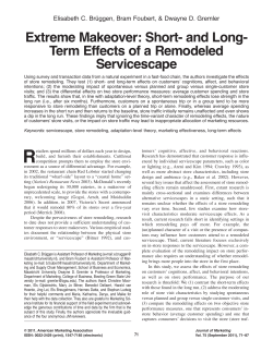 Extreme Makeover: Short- and Long- Term Effects of a