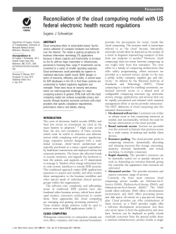 Reconciliation of the cloud computing model with US federal