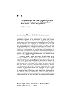 Human Rights in Latin American and Iberian Cultures Hispanic