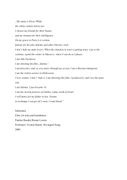 Salomania by Pauline Boudry:Renate Lorenz (english)